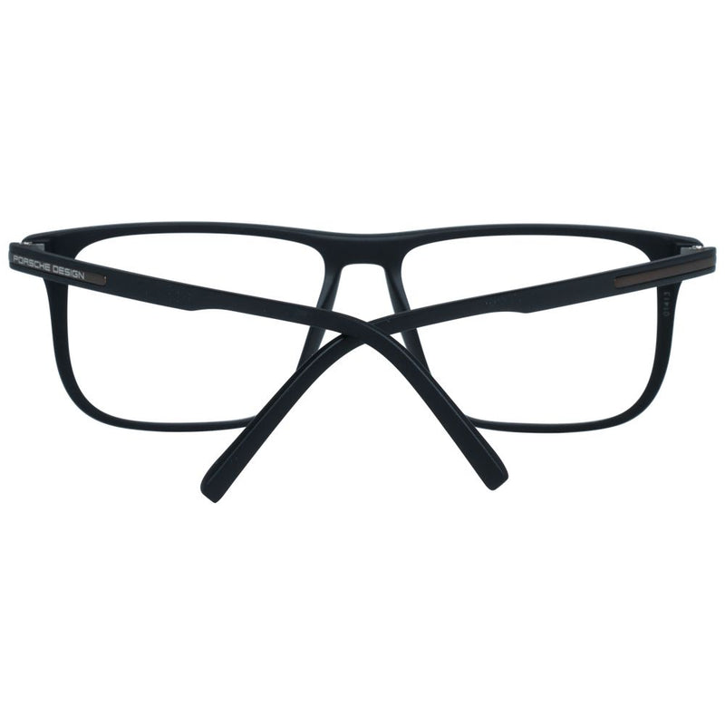 Porsche Design Black Plastic Glasses Frames for Men