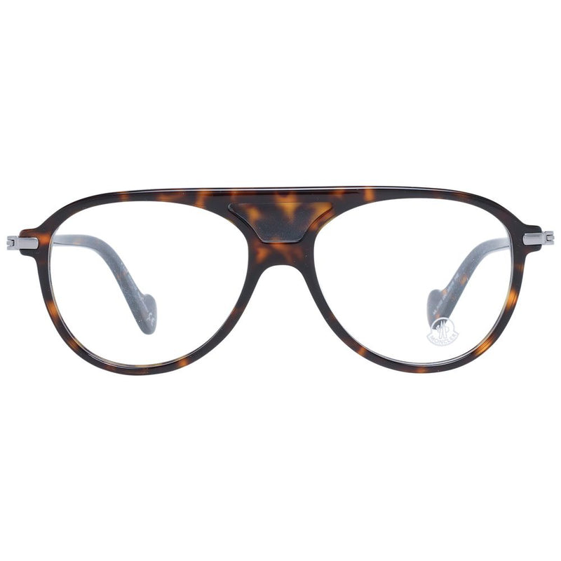 Moncler Brown Plastic Aviator Glasses (Frames)