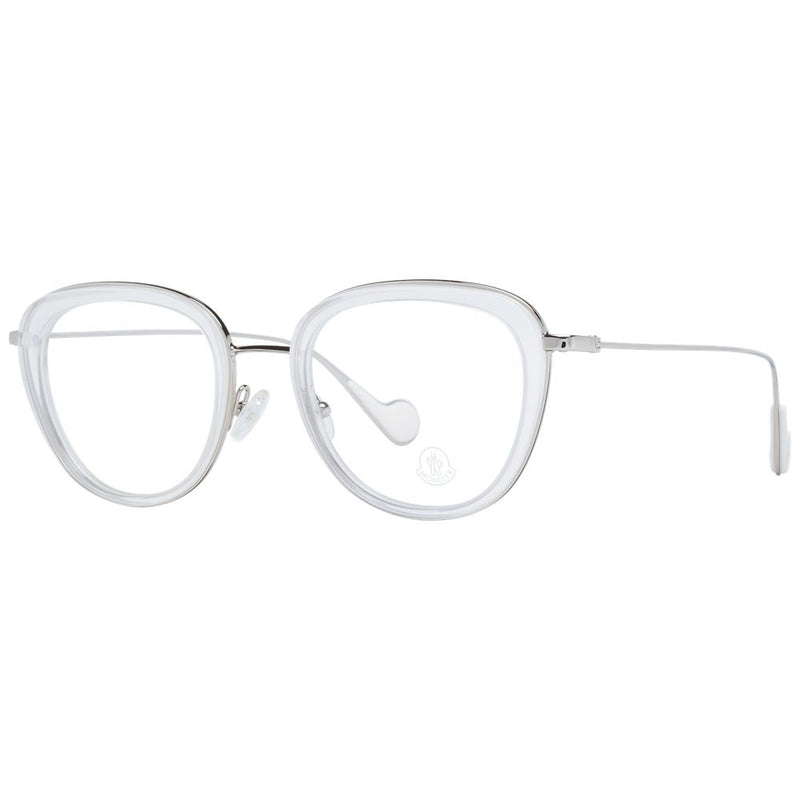 Moncler White Metal & Plastic Butterfly Glasses (Frames)