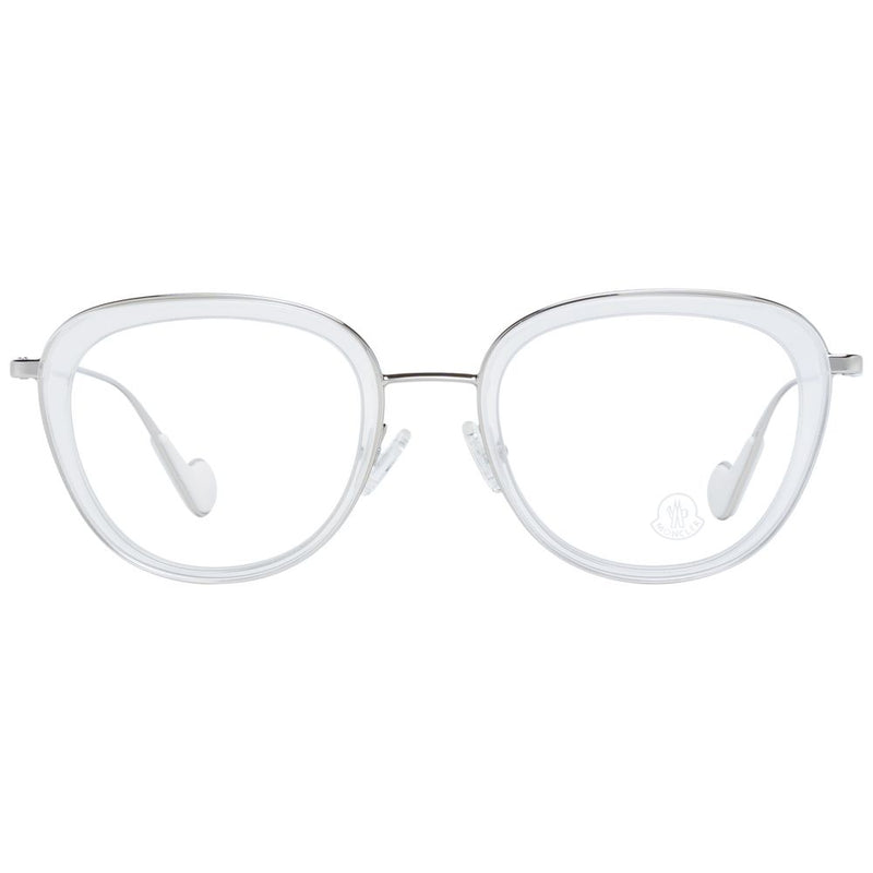 Moncler White Metal & Plastic Butterfly Glasses (Frames)