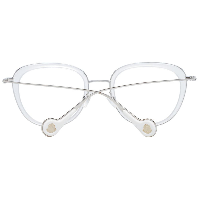 Moncler White Metal & Plastic Butterfly Glasses (Frames)