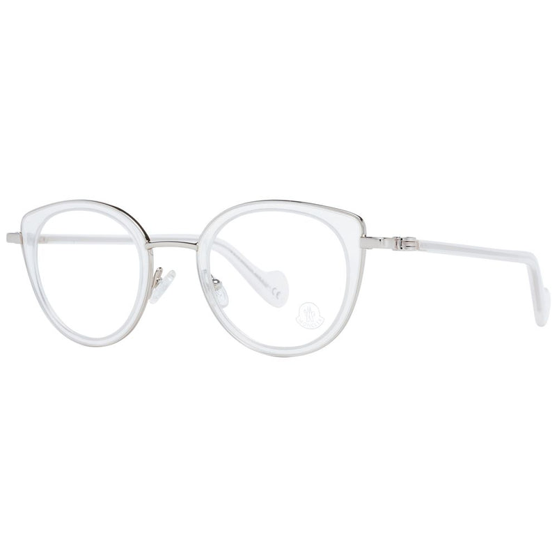 Moncler White Metal Cat Eye Glasses (Frames)