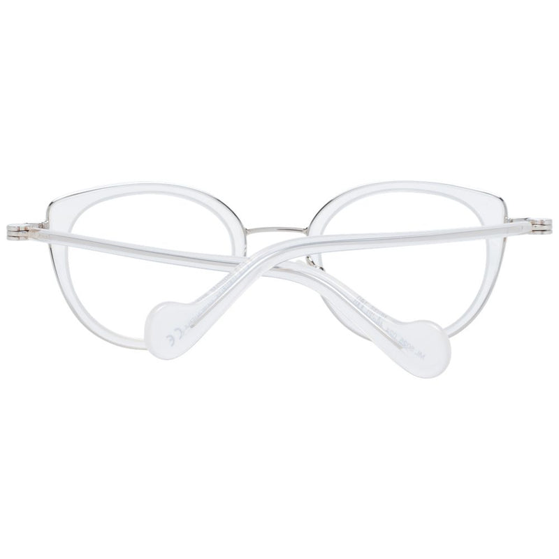 Moncler White Metal Cat Eye Glasses (Frames)