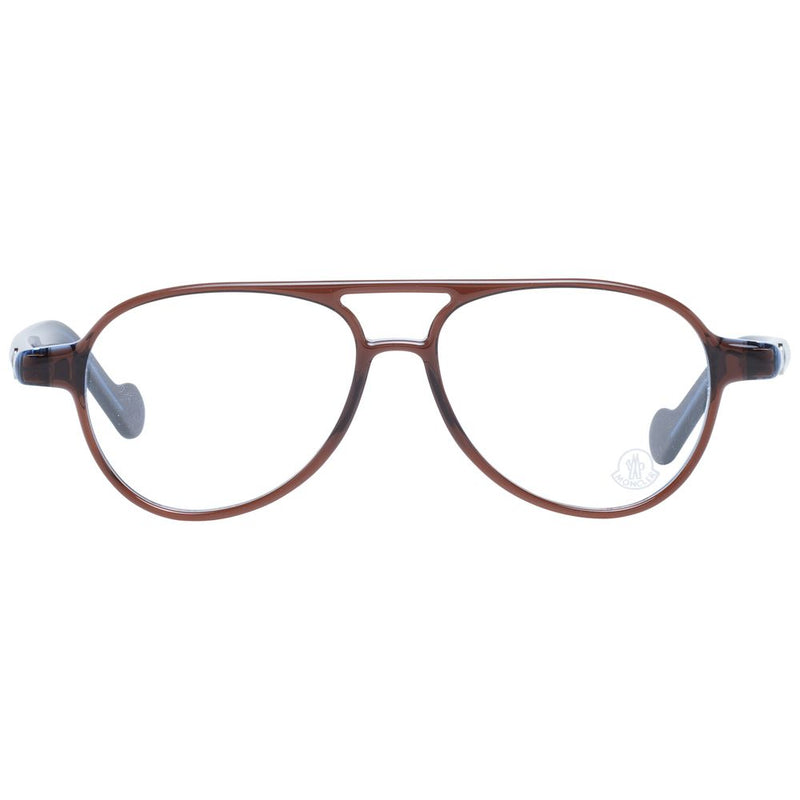 Moncler Brown Plastic Aviator Glasses (Frames)