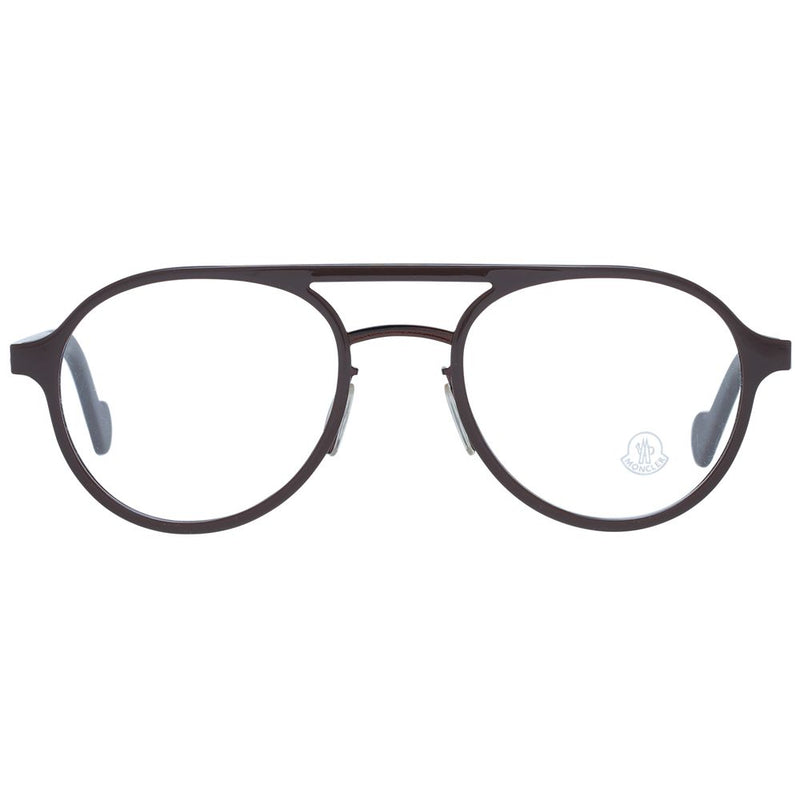 Moncler Brown Metal Aviator Glasses (Frames)
