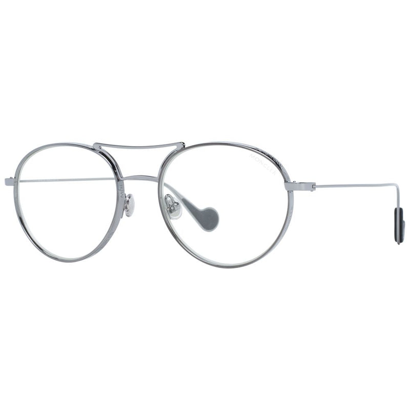 Moncler Gray Metal Sunglasses - Unisex Round Style