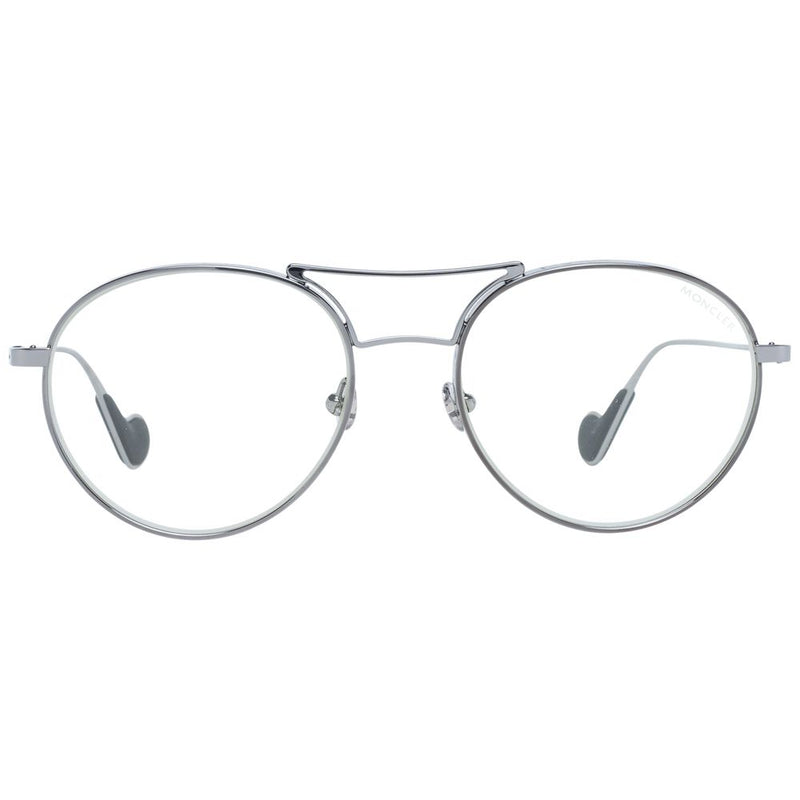 Moncler Gray Metal Sunglasses - Unisex Round Style