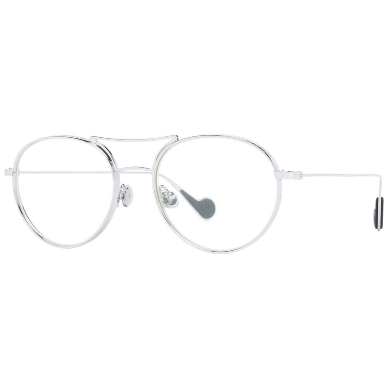 Moncler Silver Metal Sunglasses - Unisex Round Frame
