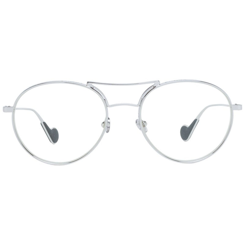 Moncler Silver Metal Sunglasses - Unisex Round Frame
