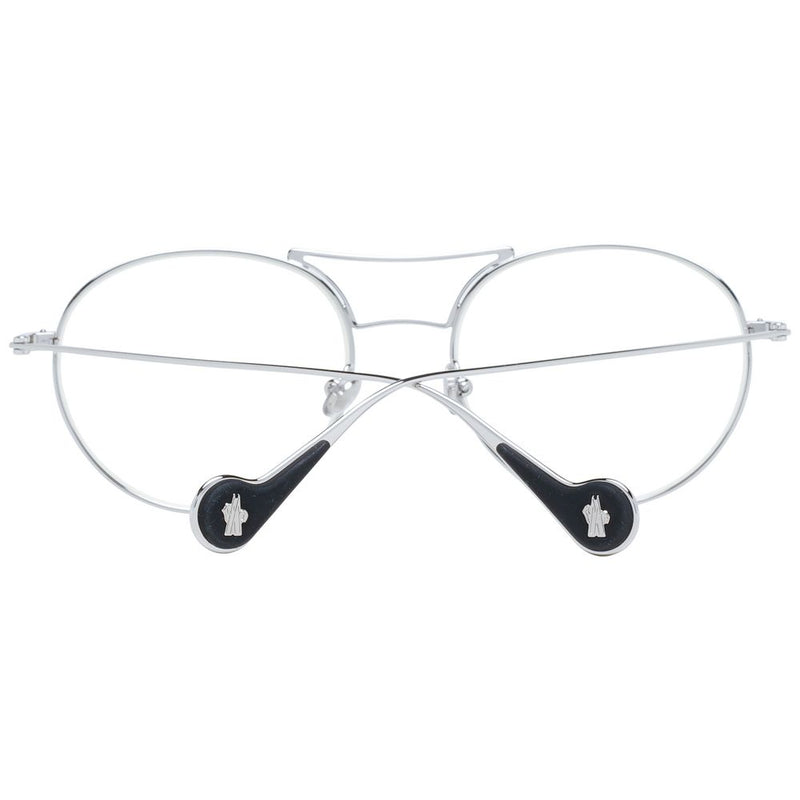 Moncler Silver Metal Sunglasses - Unisex Round Frame