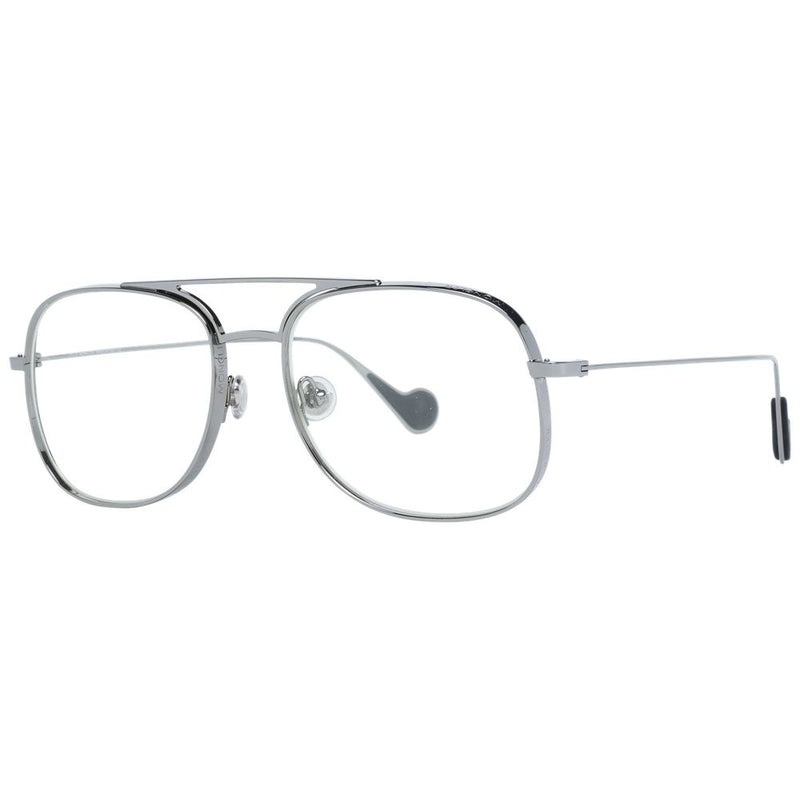 Moncler Gray Metal Aviator Sunglasses