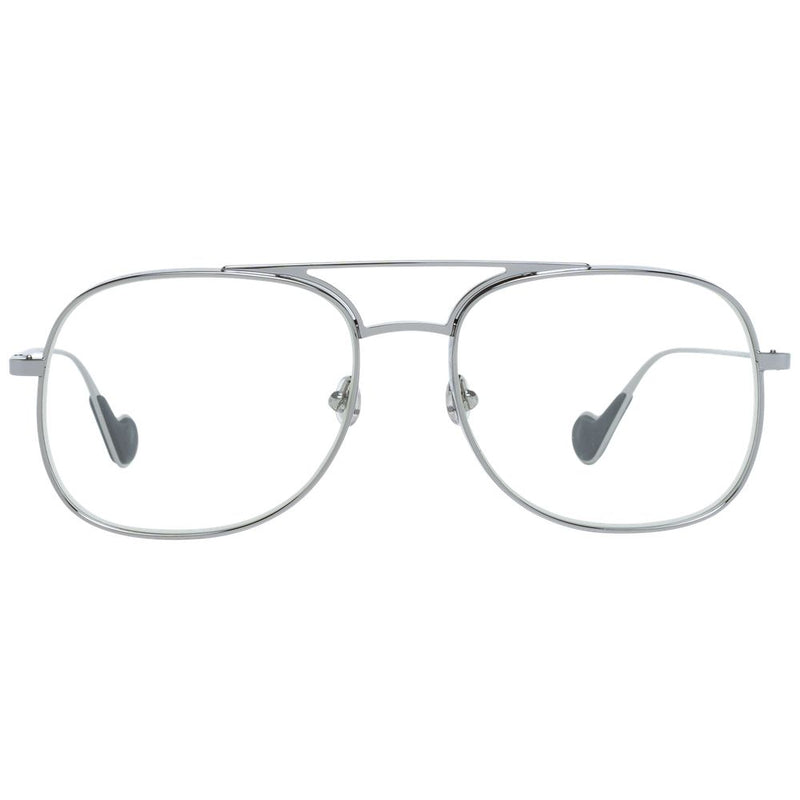 Moncler Gray Metal Aviator Sunglasses