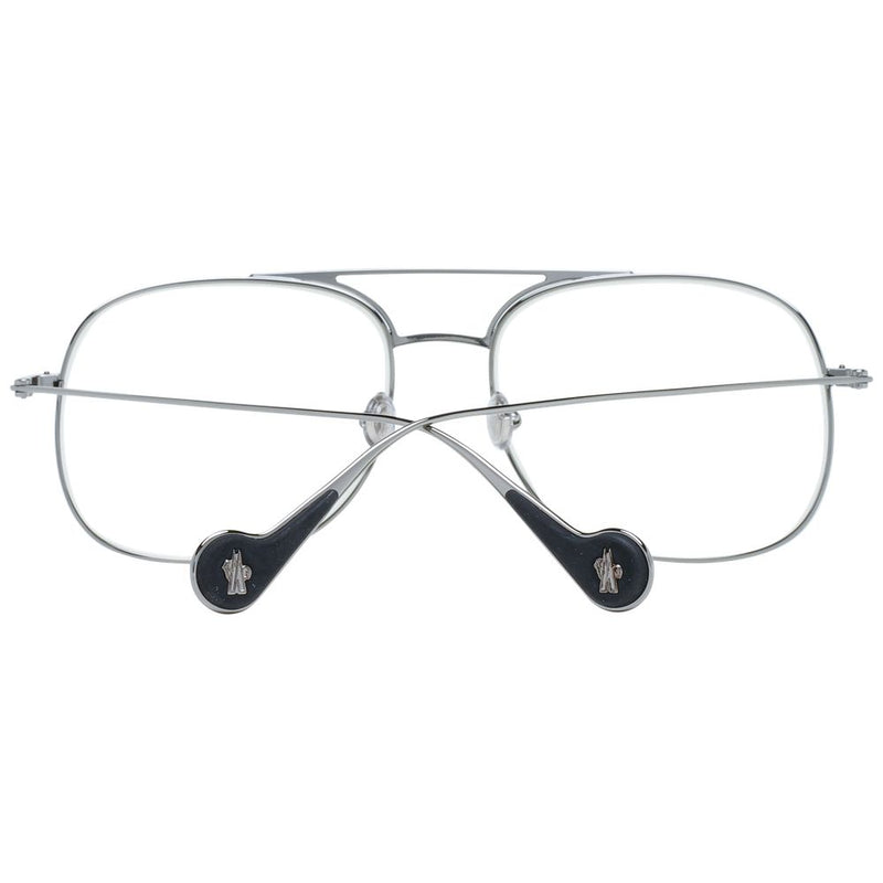 Moncler Gray Metal Aviator Sunglasses