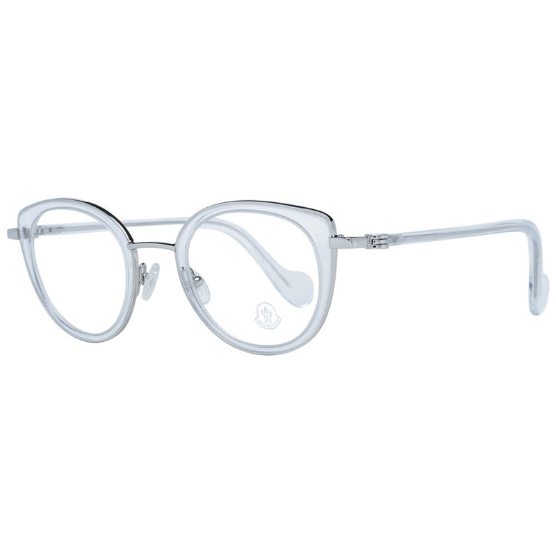 Moncler White Plastic Glasses (Frames) for Women