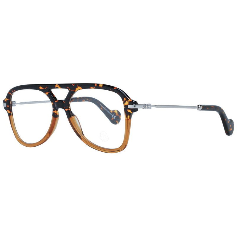Moncler Brown Plastic Aviator Glasses (Frames)