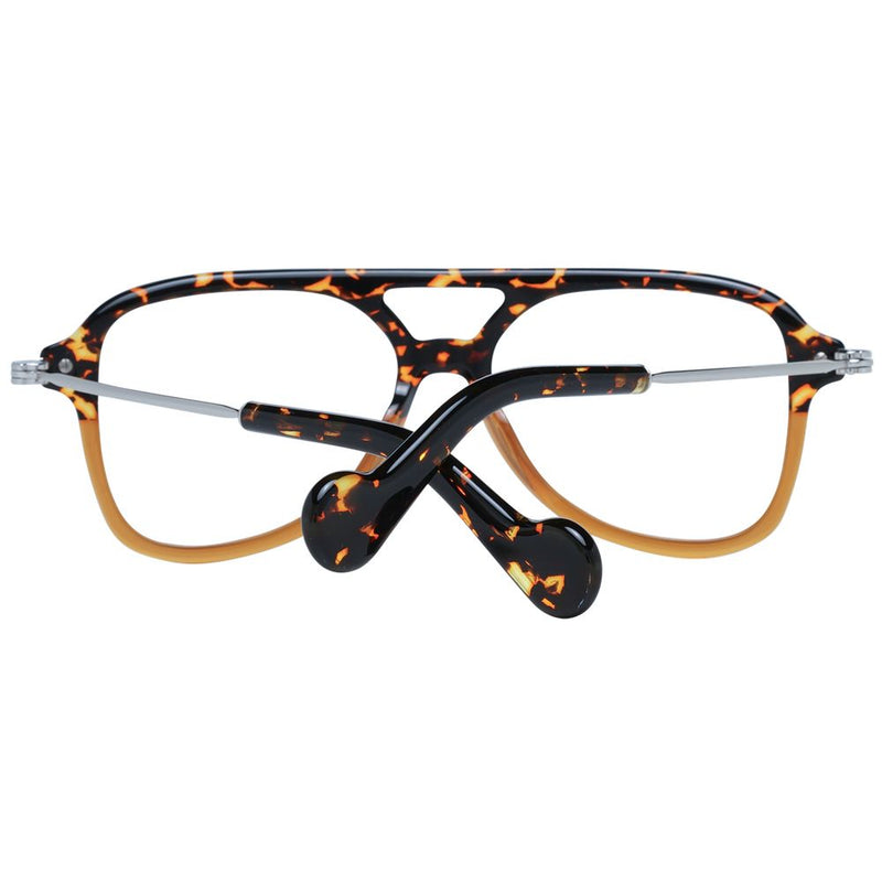 Moncler Brown Plastic Aviator Glasses (Frames)