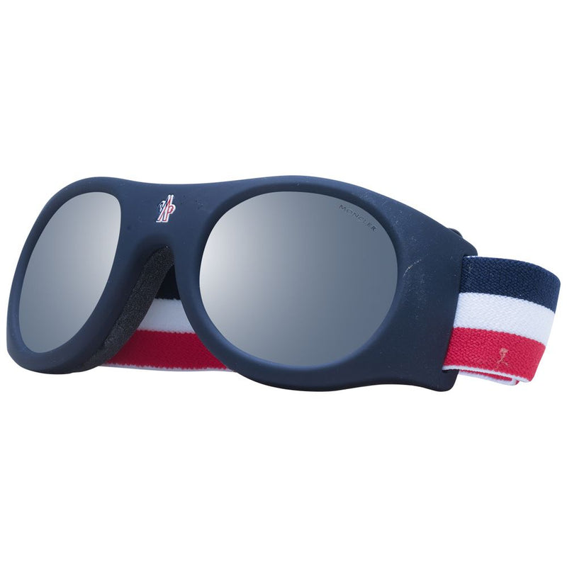 Moncler Blue Plastic Sunglasses - Sporty and Stylish