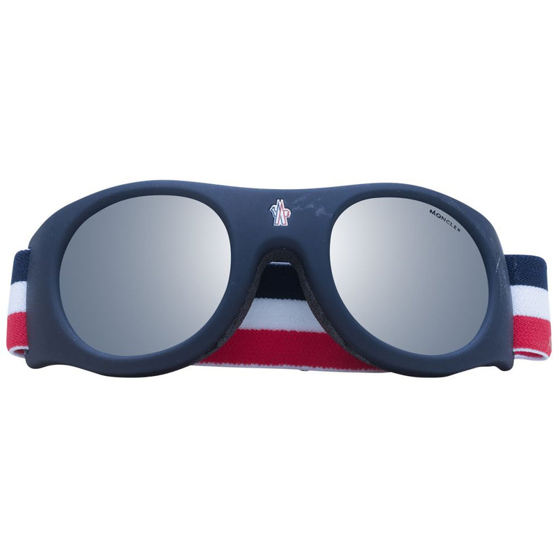 Moncler Blue Plastic Sunglasses - Sporty and Stylish