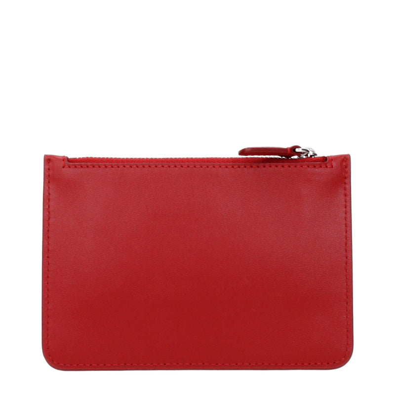 Courrèges Red Leather Wallet - Stylish & Functional Design