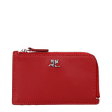 Courrèges Red Leather Wallet