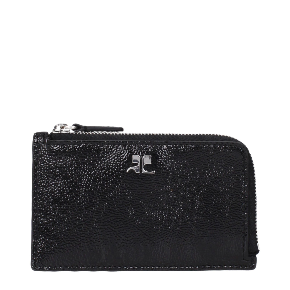 Courrèges Black Leather Wallet