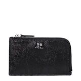 Courrèges Black Leather Wallet