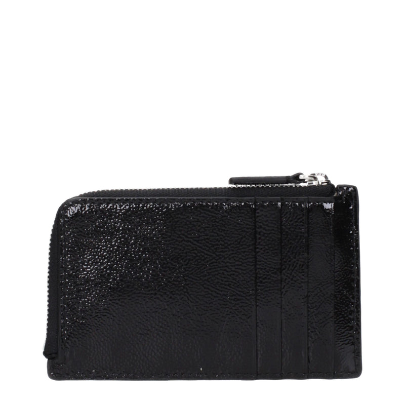 Courrèges Black Leather Wallet - Stylish & Functional