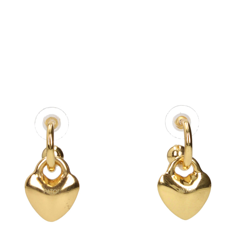 Patou Gold Brass Earrings - Elegant Women's Accessories
