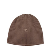 Courrèges Brown Wool Beanie
