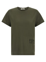 Fendi Bicolor Cotton T-Shirt
