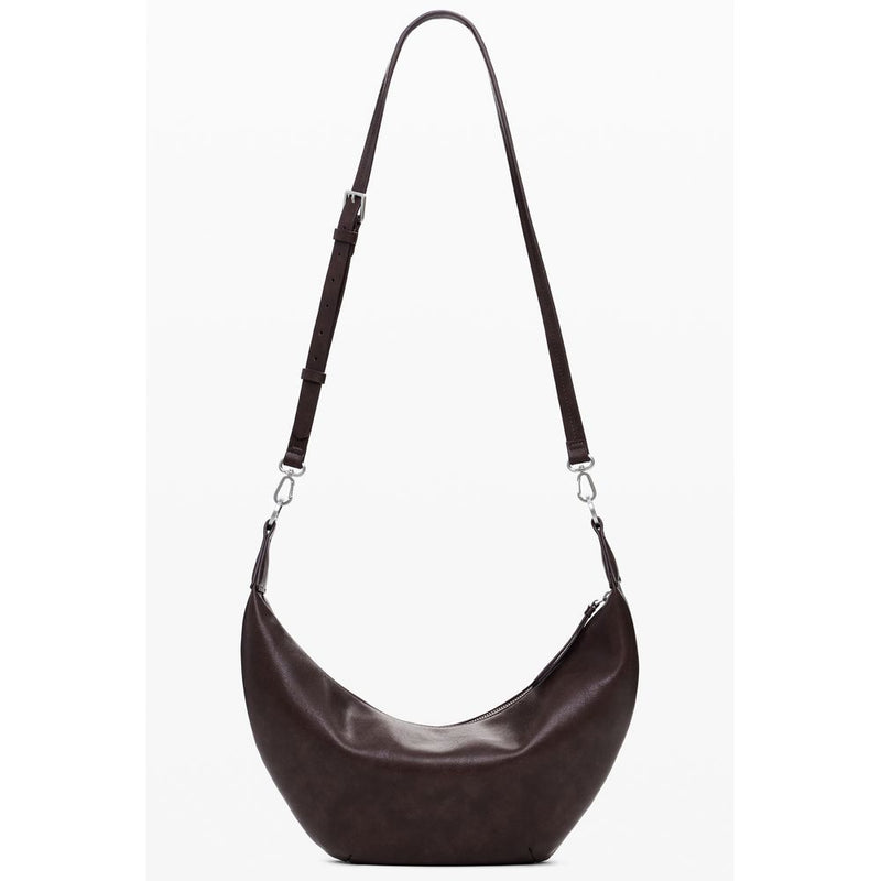 Desigual Marrone Half Logo Zante Women Handbag