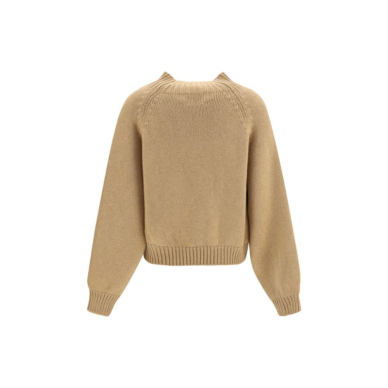Khaite Cain Beige Cashmere Sweater for Women