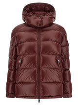 Moncler Bordeaux Polyamide Full-Length Jacket
