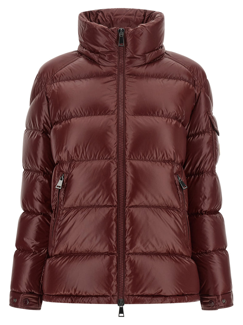 Moncler Maire Bordeaux Polyamide Full-Length Jacket