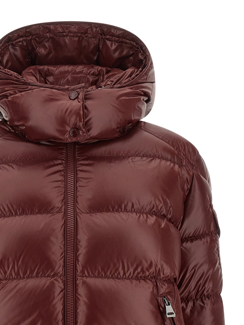 Moncler Maire Bordeaux Polyamide Full-Length Jacket