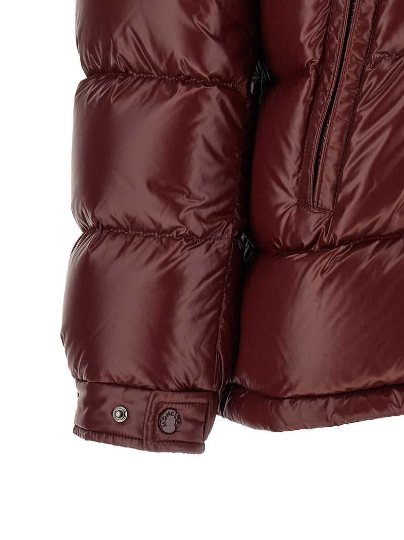 Moncler Maire Bordeaux Polyamide Full-Length Jacket