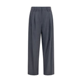 Brunello Cucinelli Gray Wool Oves Aries Dress Pants