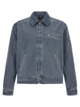 A.P.C. Gray Cotton Denim Jacket
