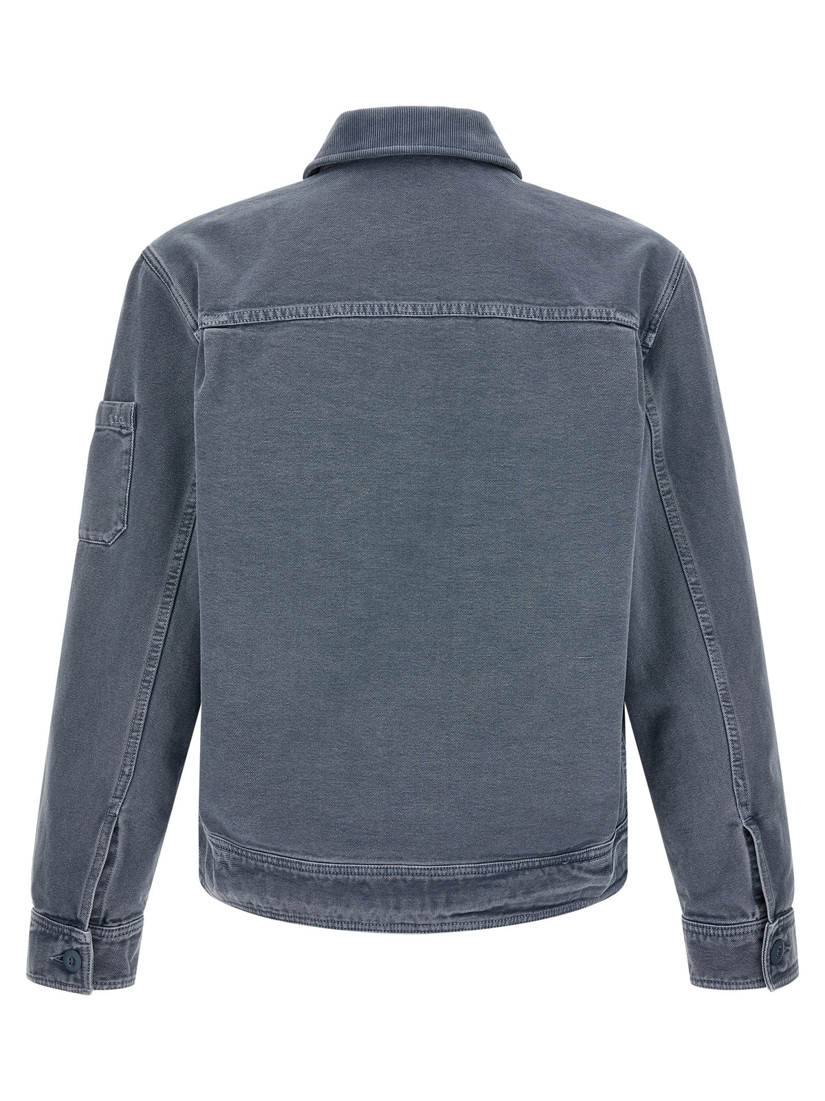 A.P.C. Gray Cotton Denim Jacket