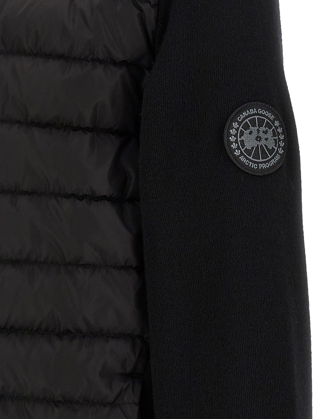 Canada Goose Black Wool Full-Length Jacket