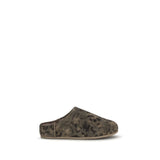 UGG Brown Suede Leather Mules
