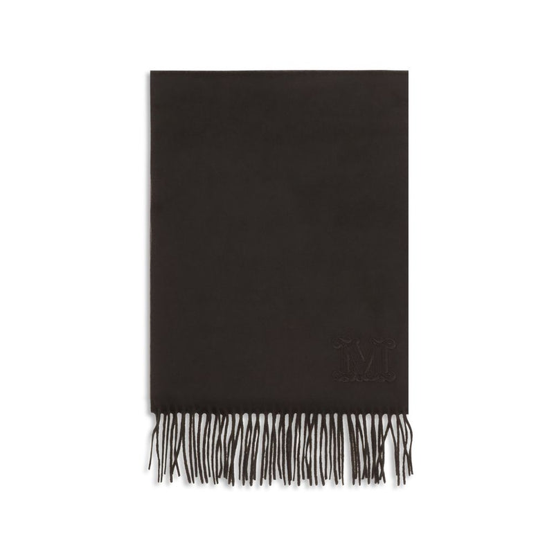 Max Mara Dalia Brown Cashmere Scarf