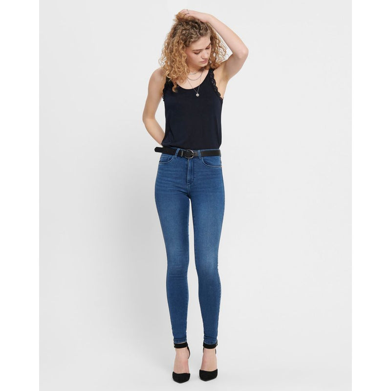 Only ONLROYAL LIFE High Waist Skinny Jeans for Women - Light Blue