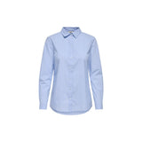 Jacqueline De Yong Blue Cotton Blouse