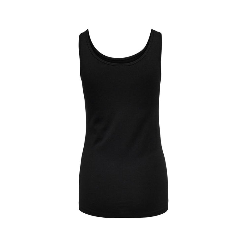 Only LIVE LOVE Tank Top NOOS - Black Cotton for Women