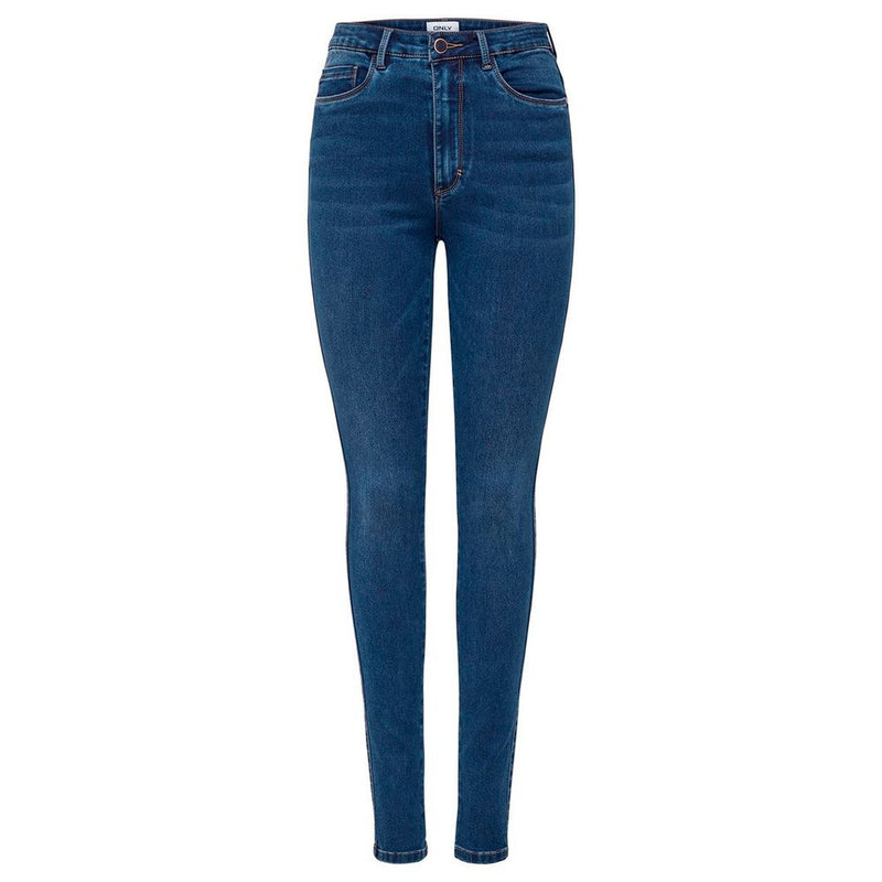 Only Blue Cotton Skinny Jeans for Women