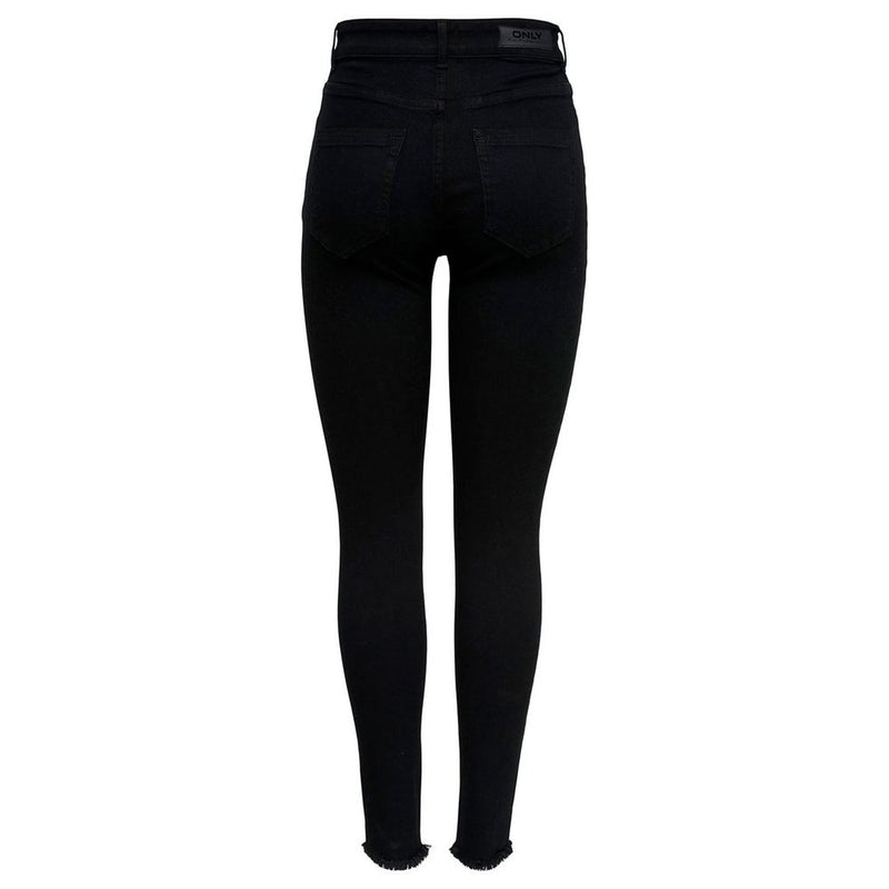 Only Black Cotton Skinny Jeans for Women