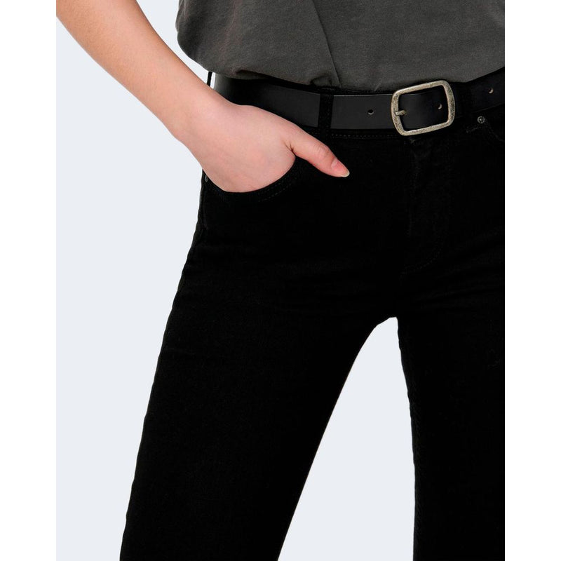 Only Black Cotton Skinny Jeans for Women