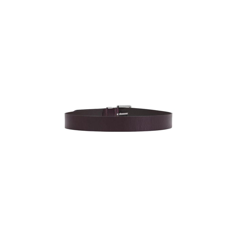 Armani Exchange Brown Leather Regular Belt for Men