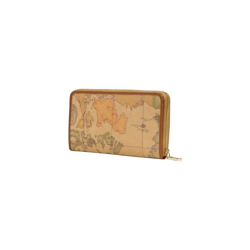 Alviero Martini Prima Classe Beige Leather Wallet - C W028 6000
